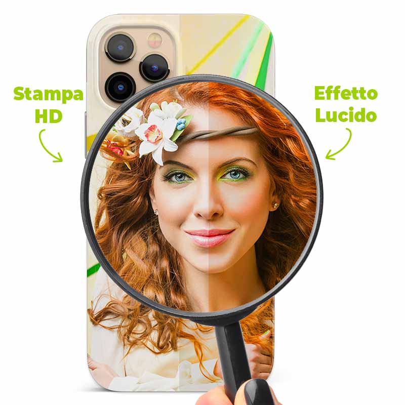 cover personalizzata con effetto lucido