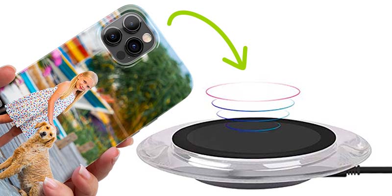 cover personalizzata ricarica wireless
