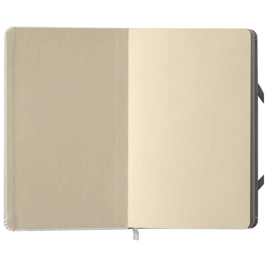 Taccuino Sananas dell'album TADAN! di LUCHADORA: copertina soft touch in 8 colori, con chiusura e segnalibro coordinati