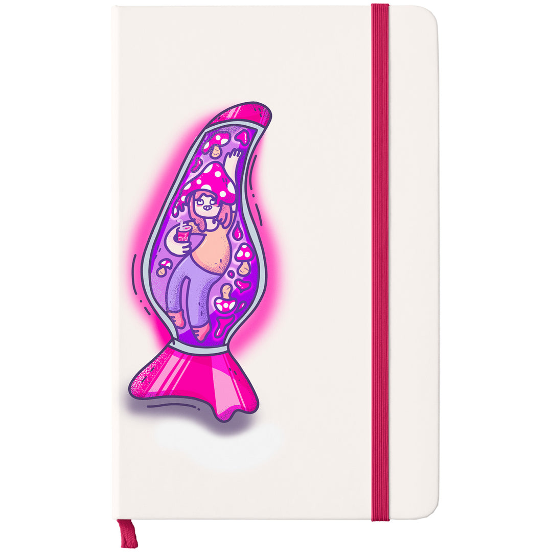 Taccuino Groovy dell'album Witchy Wonder di WonderValy: copertina soft touch in 8 colori, con chiusura e segnalibro coordinati