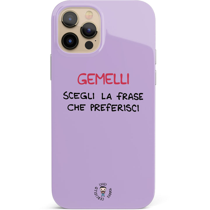 Cover Gemelli dell'album Segni Zodiacali 2024 di Luigi Torres Cerciello per iPhone, Samsung, Xiaomi e altri