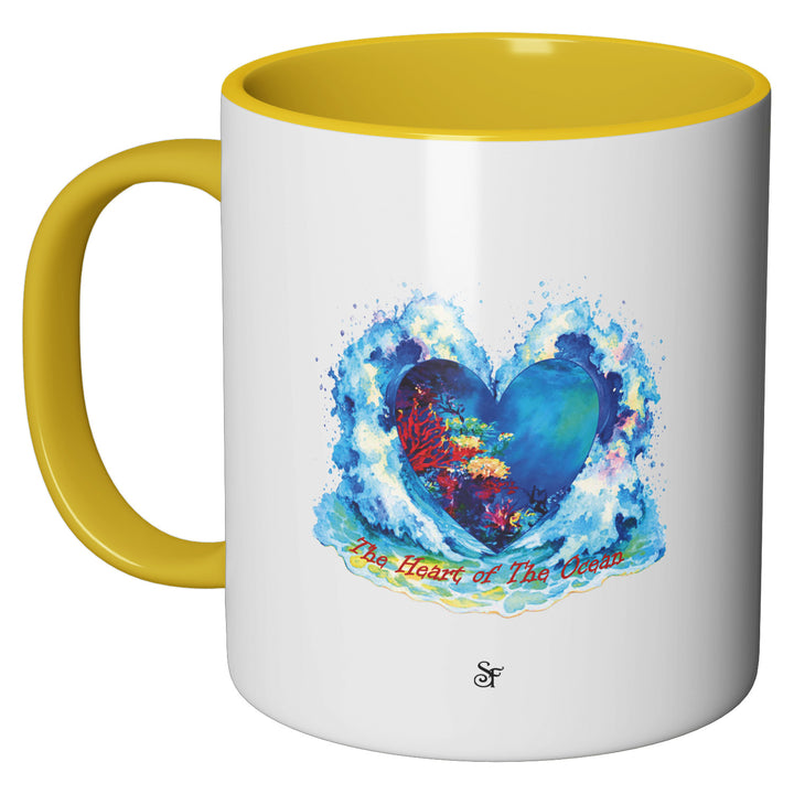 Tazza in ceramica The Heart of the Ocean in Winter dell'album Winter Fantasies From the World - Tazze di SF Creator perfetta idea regalo