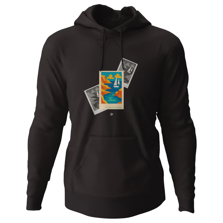 Felpa unisex Modern Sea in Winter dell'album Winter Fantasies From the World - Felpe di SF Creator con cappuccio senza zip, stile e comfort in un unico prodotto