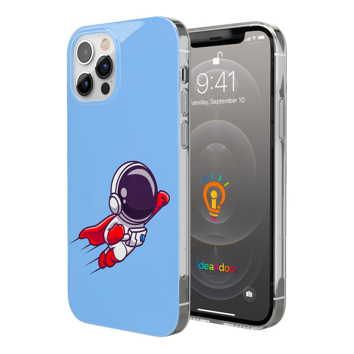 Cover Astronauta supereroe dell'album Astronauta carino di Ideandoo per iPhone, Samsung, Xiaomi e altri