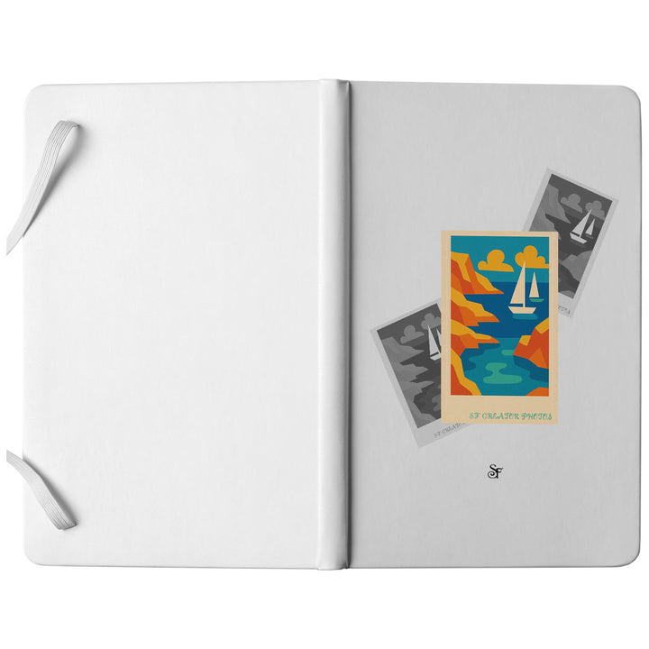 Taccuino Modern Sea in Winter dell'album Winter Fantasies From the World - Taccuini di SF Creator: copertina soft touch in 8 colori, con chiusura e segnalibro coordinati