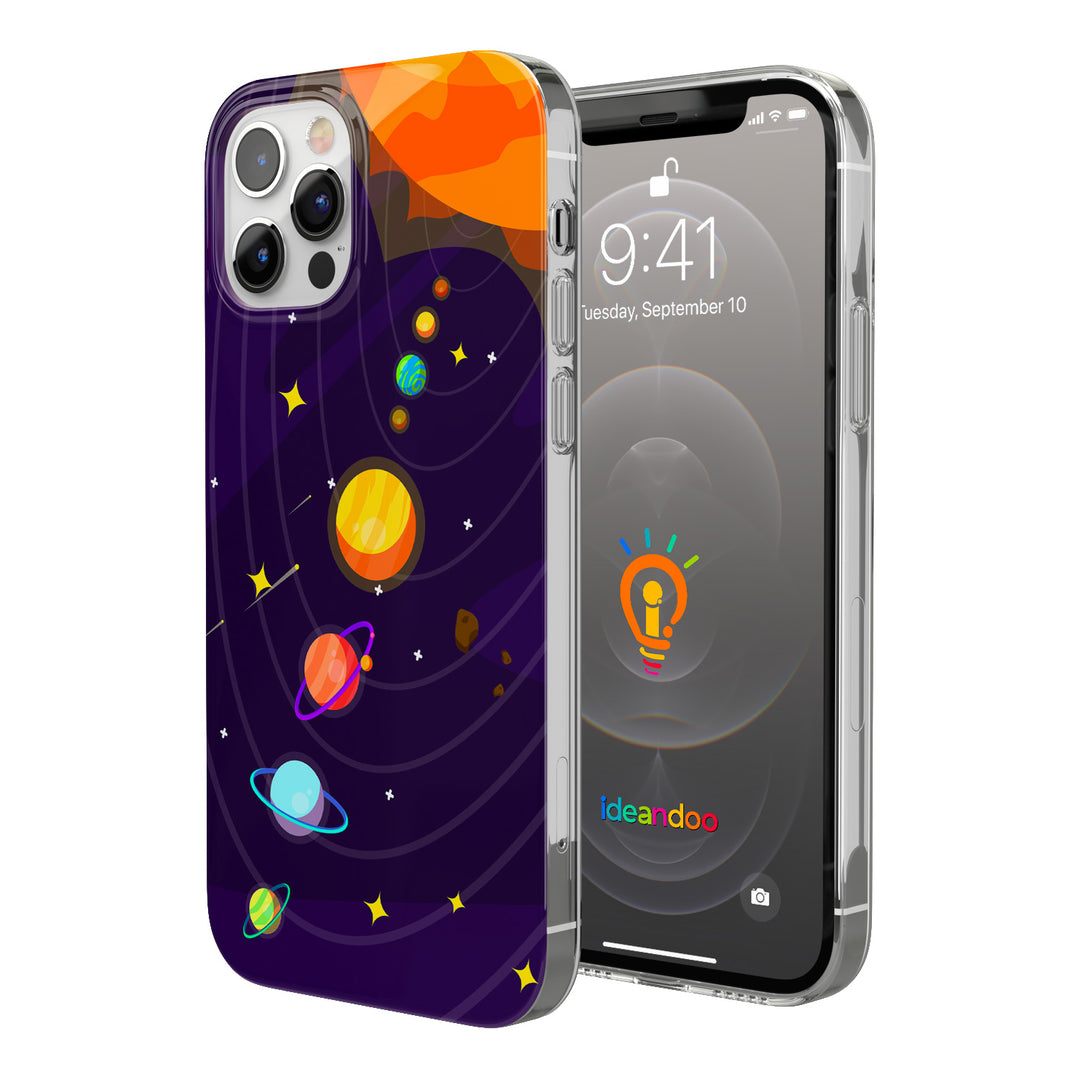 Cover Sistema solare dell'album Spazio stellare di Ideandoo per iPhone, Samsung, Xiaomi e altri