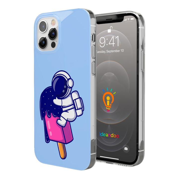 Cover Astronauta e gelato dell'album Astronauta carino di Ideandoo per iPhone, Samsung, Xiaomi e altri