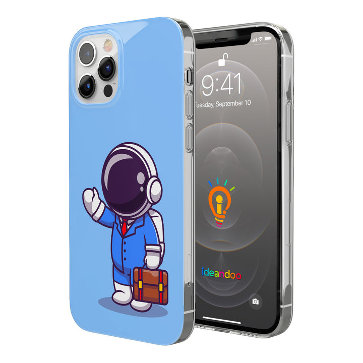 Cover Astronauta businessmen dell'album Astronauta carino di Ideandoo per iPhone, Samsung, Xiaomi e altri