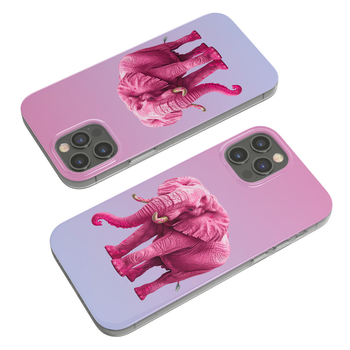 Cover Elefante Rosa dell'album Animali colorati di Ideandoo per iPhone, Samsung, Xiaomi e altri