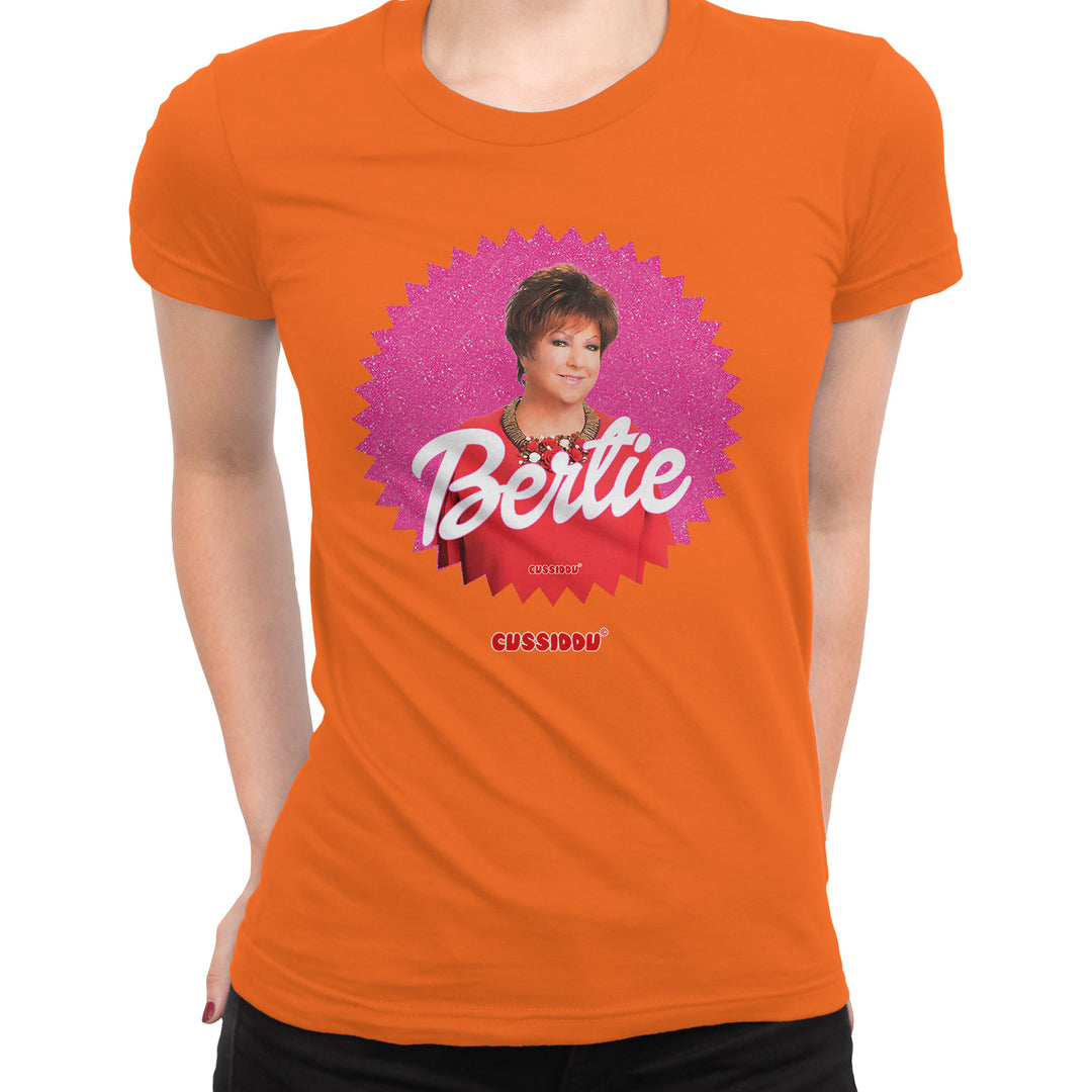 Maglietta Bertie dell'album Change my Orietta - T-Shirt di Cussiddu, T-Shirt uomo donna e bambino a maniche corte in cotone con girocollo