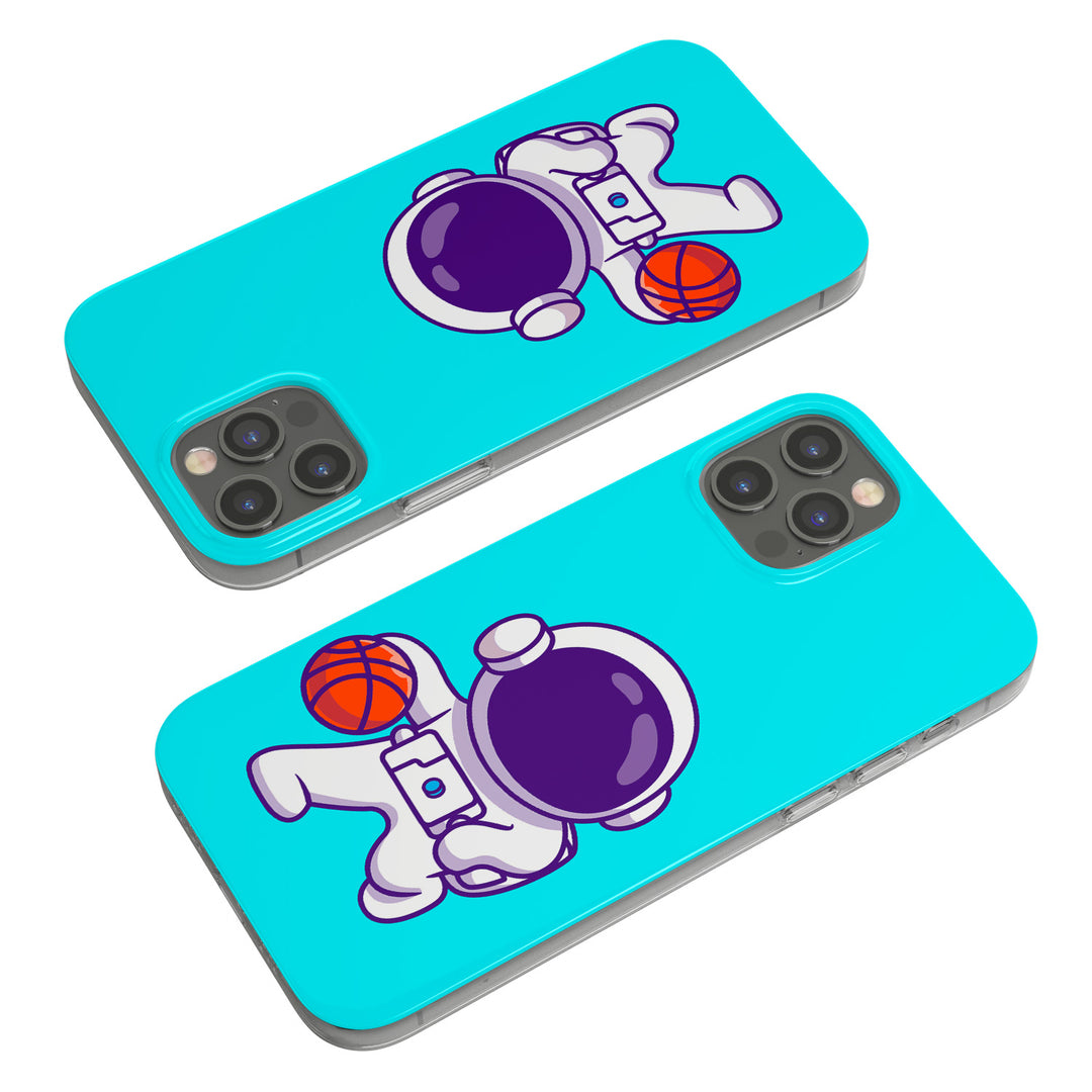 Cover Astronauta basketball player dell'album Astronauta carino di Ideandoo per iPhone, Samsung, Xiaomi e altri