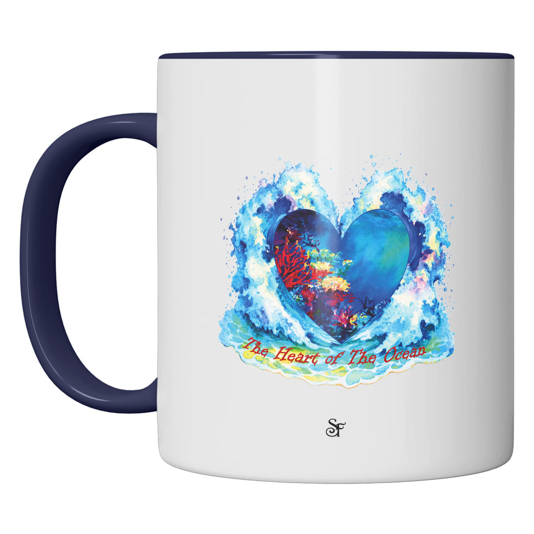 Tazza in ceramica The Heart of the Ocean in Winter dell'album Winter Fantasies From the World - Tazze di SF Creator perfetta idea regalo