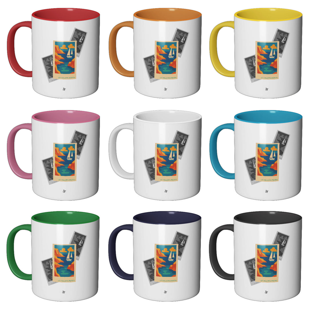 Tazza in ceramica Modern Sea in Winter dell'album Winter Fantasies From the World - Tazze di SF Creator perfetta idea regalo