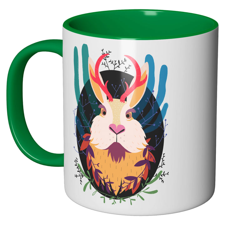 Tazza in ceramica Jackalope dell'album Tazze selvatiche di Silvia Mauri perfetta idea regalo