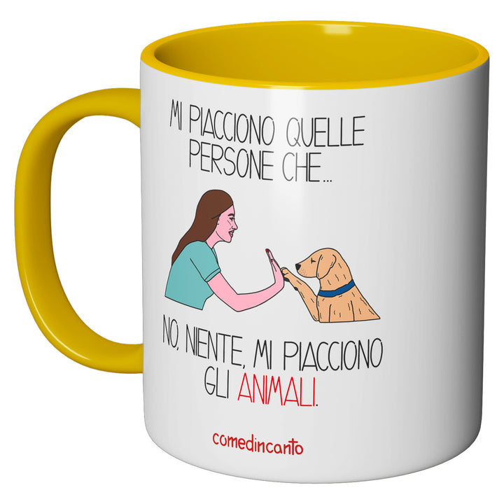 Tazza in ceramica Animali dell'album Chi ti ama... di comedincanto perfetta idea regalo