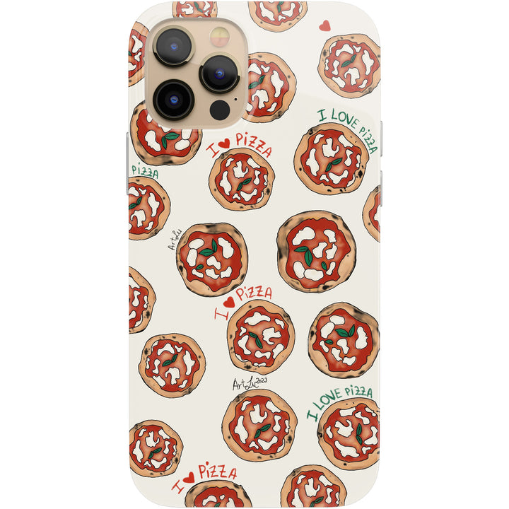 Cover i love pizza dell'album Food lover di Art Lu - food illustration per iPhone, Samsung, Xiaomi e altri