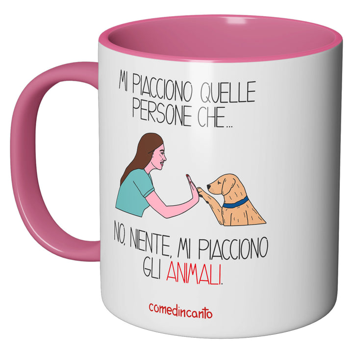 Tazza in ceramica Animali dell'album Chi ti ama... di comedincanto perfetta idea regalo