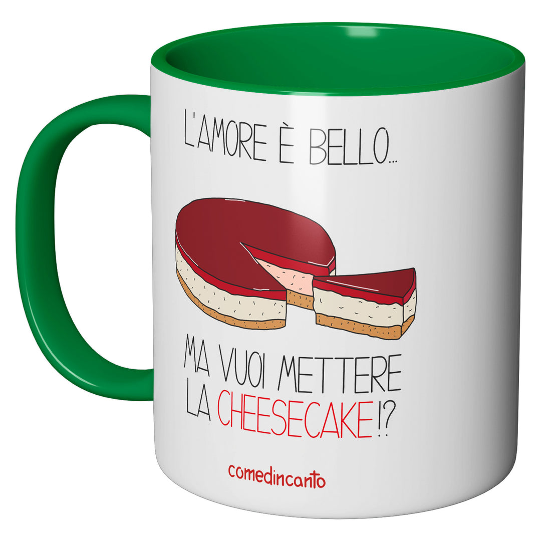 Tazza in ceramica Cheesecake dell'album Chi ti ama... di comedincanto perfetta idea regalo