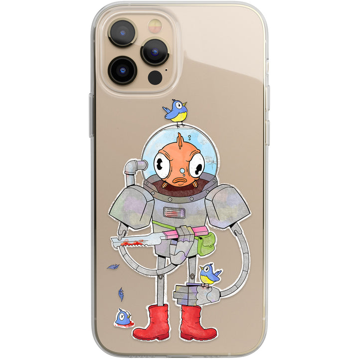 Cover Bird and chips dell'album Sticker effect di Rosa Seppia per iPhone, Samsung, Xiaomi e altri