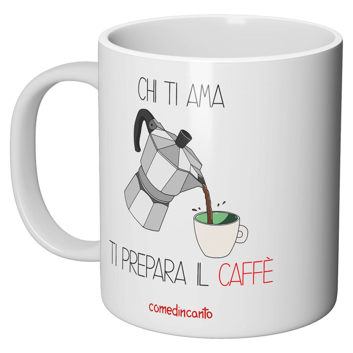 Tazza in ceramica Caffè dell'album Chi ti ama... di comedincanto perfetta idea regalo