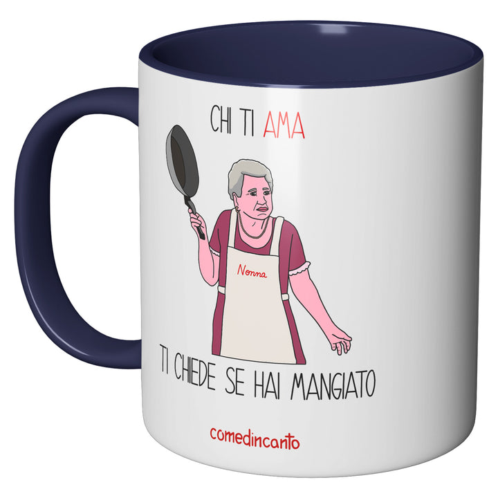 Tazza in ceramica Mangiato dell'album Chi ti ama... di comedincanto perfetta idea regalo