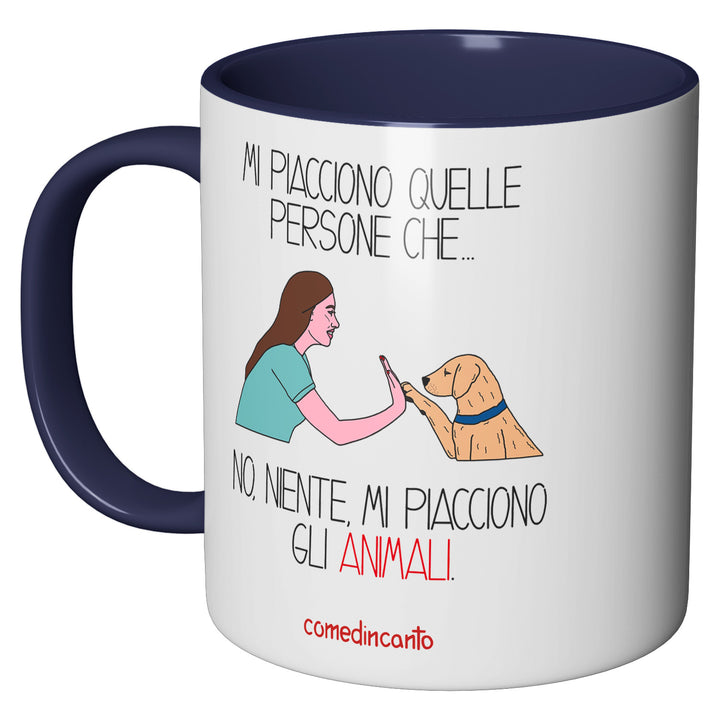 Tazza in ceramica Animali dell'album Chi ti ama... di comedincanto perfetta idea regalo