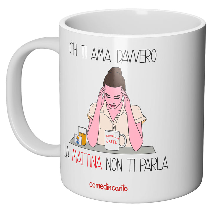 Tazza in ceramica Mattina dell'album Chi ti ama... di comedincanto perfetta idea regalo