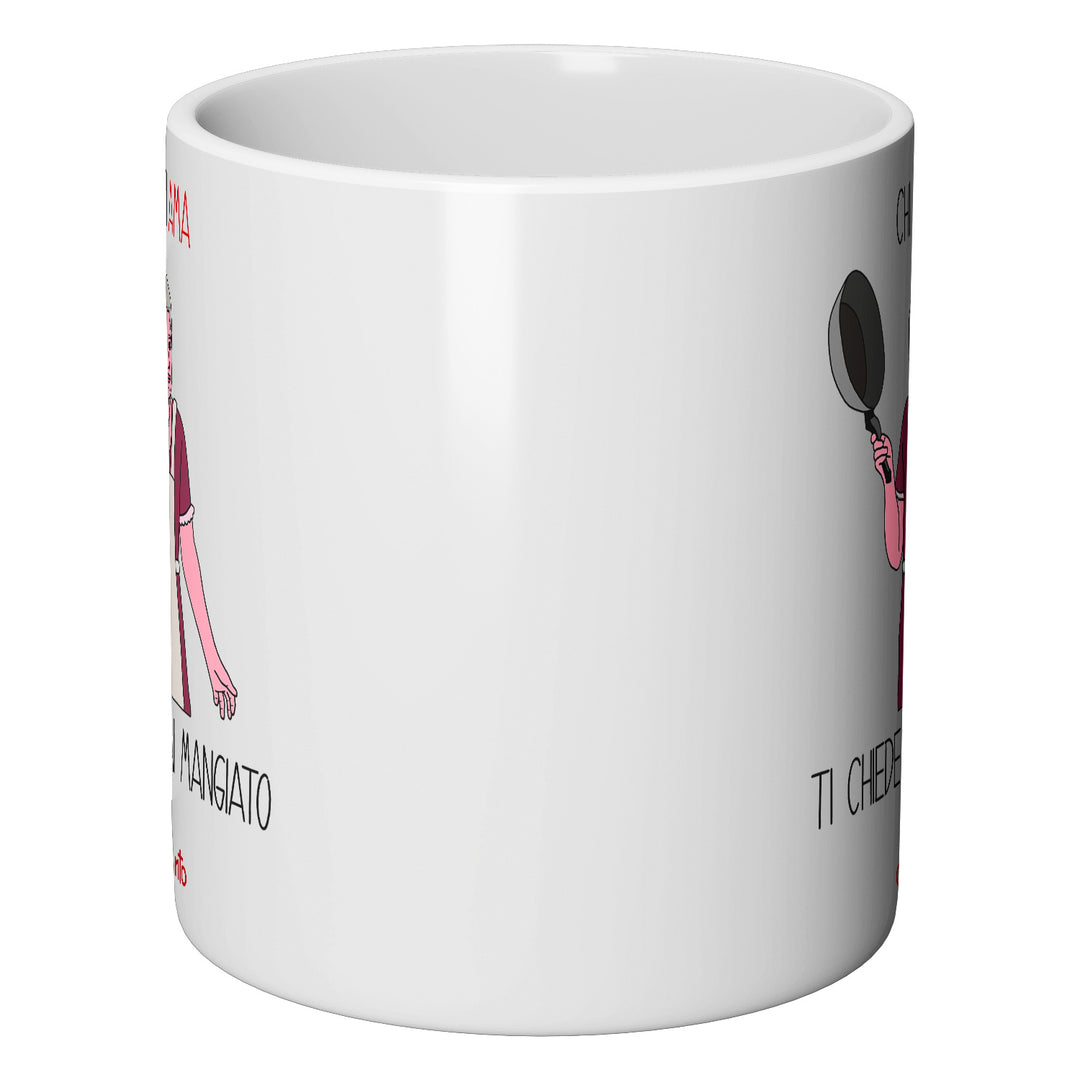 Tazza in ceramica Mangiato dell'album Chi ti ama... di comedincanto perfetta idea regalo