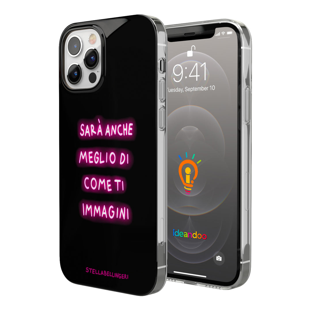 Cover Sarà anche meglio dell'album Neon art di Stella Bellingeri per iPhone, Samsung, Xiaomi e altri