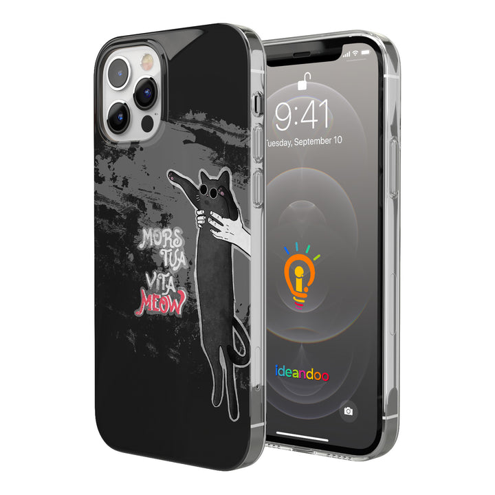 Cover Mors tua vita meow dell'album Sticker effect di Rosa Seppia per iPhone, Samsung, Xiaomi e altri