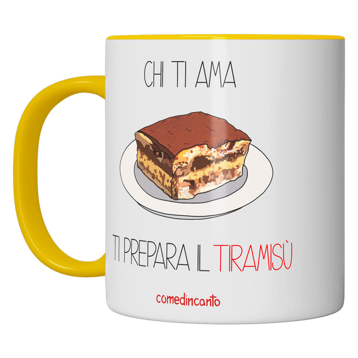 Tazza in ceramica Tiramisù dell'album Chi ti ama... di comedincanto perfetta idea regalo