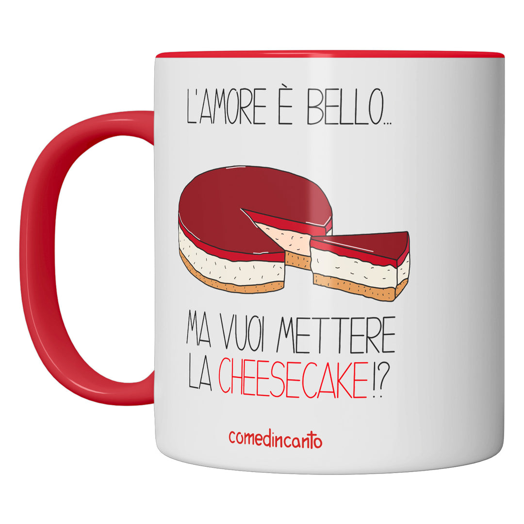 Tazza in ceramica Cheesecake dell'album Chi ti ama... di comedincanto perfetta idea regalo