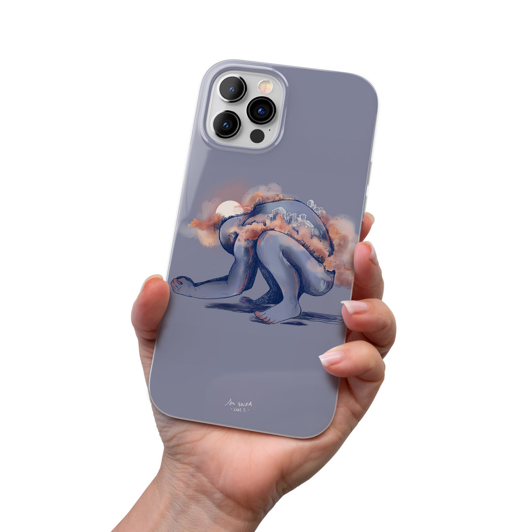 Cover Al tramonto dell'album Emozioni illustrate di Blulimone per iPhone, Samsung, Xiaomi e altri